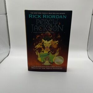 Rick Riordan Percy Jackson Wrath of the Triple Goddess B&N Exclusive Hardcover